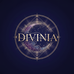 Please create a mystical,mysterious, and trust inspiring logo that says "Divinia".